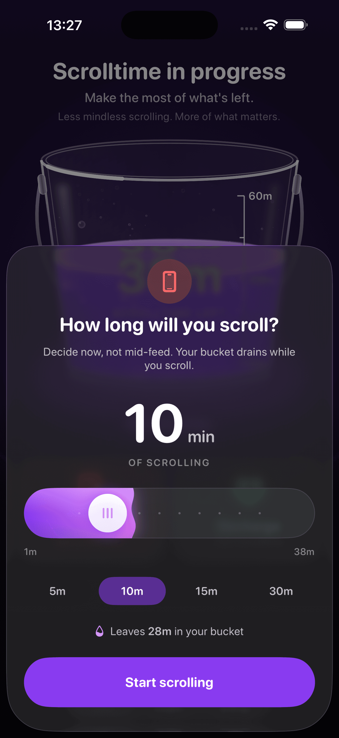 Pailtime screenshot 2